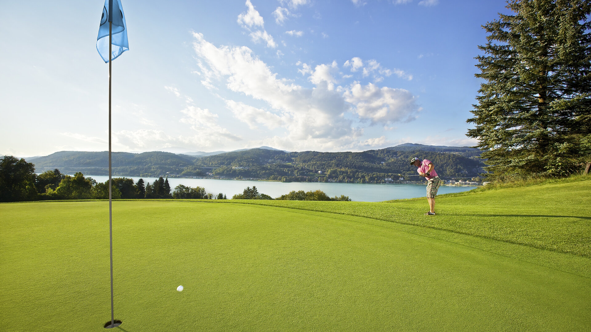 <p>Golfplätze am Wörthersee. Golf in Velden, Moosburg, Dellach und Seltenheim. </p>