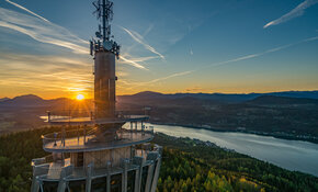 <p>Pyramidenkogel mit dem weltweit höchsten Holzaussichtsturm.</p>