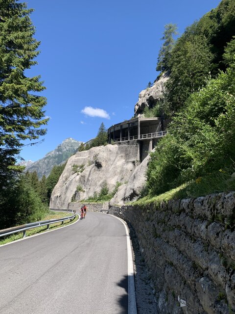 <p>Rennrad Tour zum Sella Nevea über das Raccolanatal. Westanfahrt. </p>